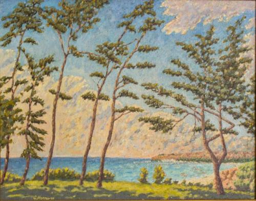 Dana Point Park,2000,oil,22x28